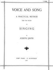 Tapa de Voice and song