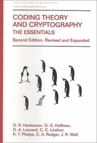 Tapa de Coding theory and cryptography