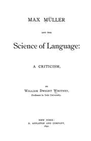 Tapa de Max Müller and the Science of language
