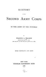 Tapa de History of the Second army corps in the Army of the Potomac