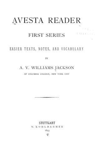 Tapa de Avesta reader