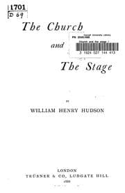 Tapa de The church and the stage