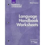 Tapa de Language Handbook Worksheets - Introductory Course