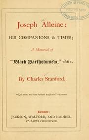 Tapa de Joseph Alleine