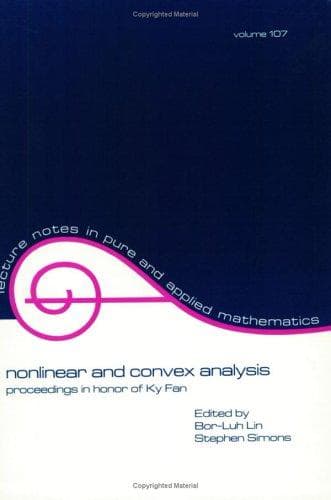 Tapa de Nonlinear and convex analysis