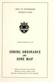 Tapa de Zoning ordinance and zone map