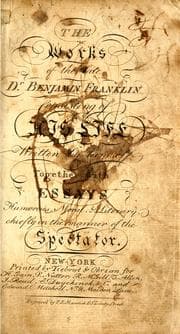 Tapa de The works of the late Dr. Benjamin Franklin