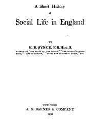 Tapa de A short history of social life in England