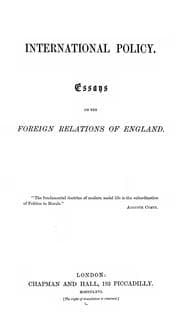 Tapa de International policy