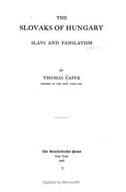 Tapa de The Slovaks of Hungary