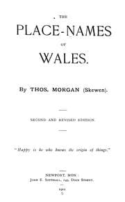 Tapa de The place-names of Wales