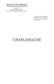 Tapa de Charlemagne (Charles the Great)
