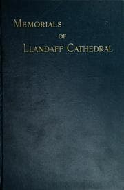 Tapa de Memorials of the see and cathedral of Llandaff