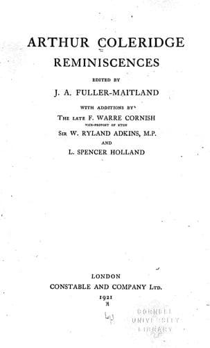Tapa de Reminiscences