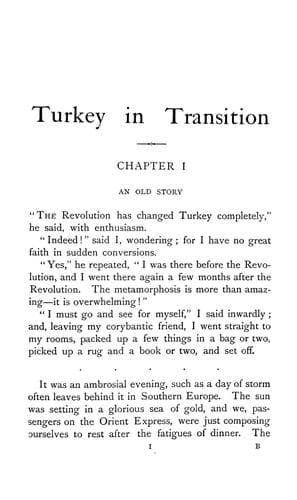 Tapa de Turkey in transition