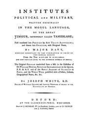 Tapa de Institutes, political and military