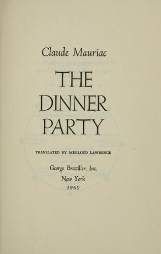 Tapa de The dinner party