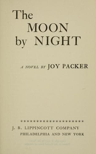 Tapa de The moon by night