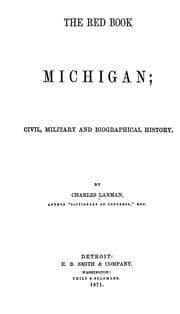 Tapa de The red book of Michigan