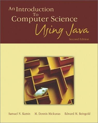 Tapa de An Introduction to Computer Science Using Java