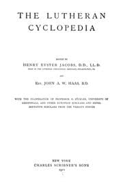 Tapa de The Lutheran cyclopedia