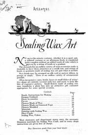 Tapa de Sealing wax art