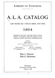 Tapa de A.L.A. catalog