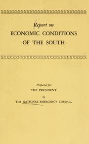 Tapa de Report on economic conditions of the South