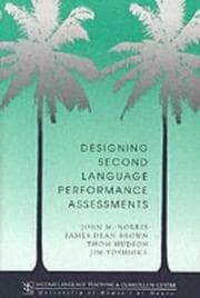 Tapa de Designing second language performance assessments