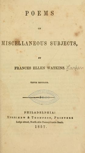 Tapa de Poems on miscellaneous subjects