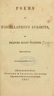 Tapa de Poems on miscellaneous subjects