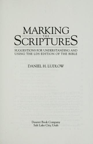 Tapa de Marking the scriptures