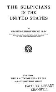 Tapa de The Sulpicians in the United States