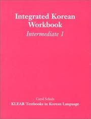 Tapa de Integrated Korean workbook