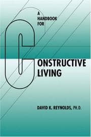 Tapa de Handbook for Constructive Living (Latitude 20 Book)