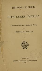 Tapa de The poems and stories of Fitz-James O'Brien