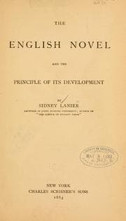 Tapa de The English novel and the principle of its development
