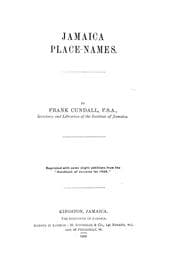 Tapa de Jamaica place-names
