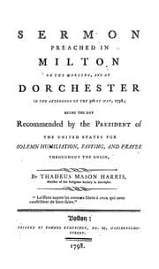 Tapa de A sermon preached in Milton on the morning, and at Dorchester in the afternoon of the 9th of May, 1798