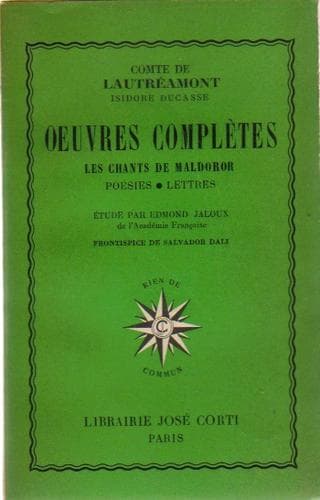 Tapa de OEuvres complètes