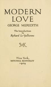 Tapa de Modern love