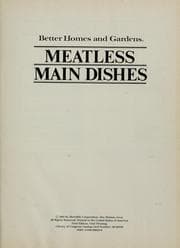 Tapa de Better homes and gardens meatless main dishes