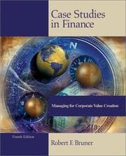 Tapa de Case Studies in Finance