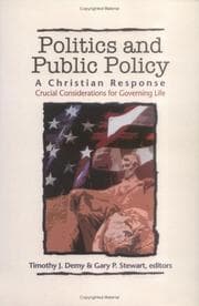 Tapa de Politics & Public Policy: A Christian Response