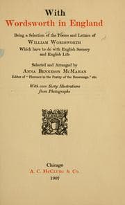 Tapa de With Wordsworth in England