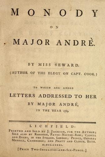 Tapa de Monody on Major Andrè