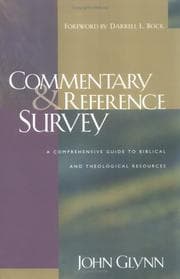 Tapa de Commentary and Reference Survey