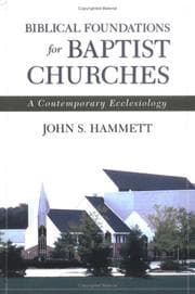 Tapa de Biblical foundations for Baptist churches