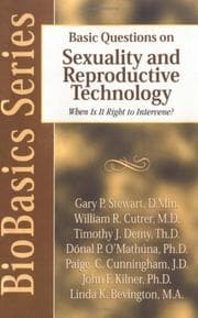 Tapa de Basic questions on sexuality and reproductive technology