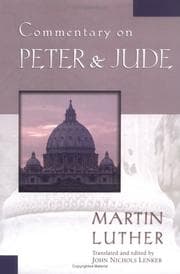 Tapa de Commentary on Peter & Jude (Luther Classic Commentaries)